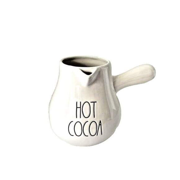 Rae Dunn Artisan Collection Hot Cocoa‎ Pot Pitcher with Handle By Magenta #213 - Picture 1 of 8